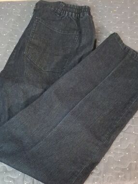 Ruby Rd. Women's Dark Blue Elastic-Waist Jeans size 12